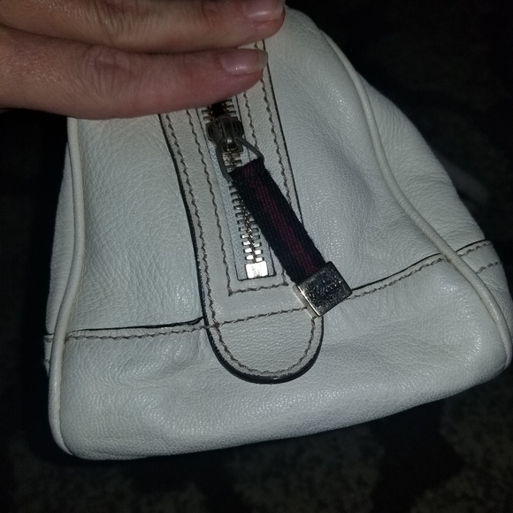 💌Gucci Off White Princy Boston Leather Handbag - Picture 12 of 15